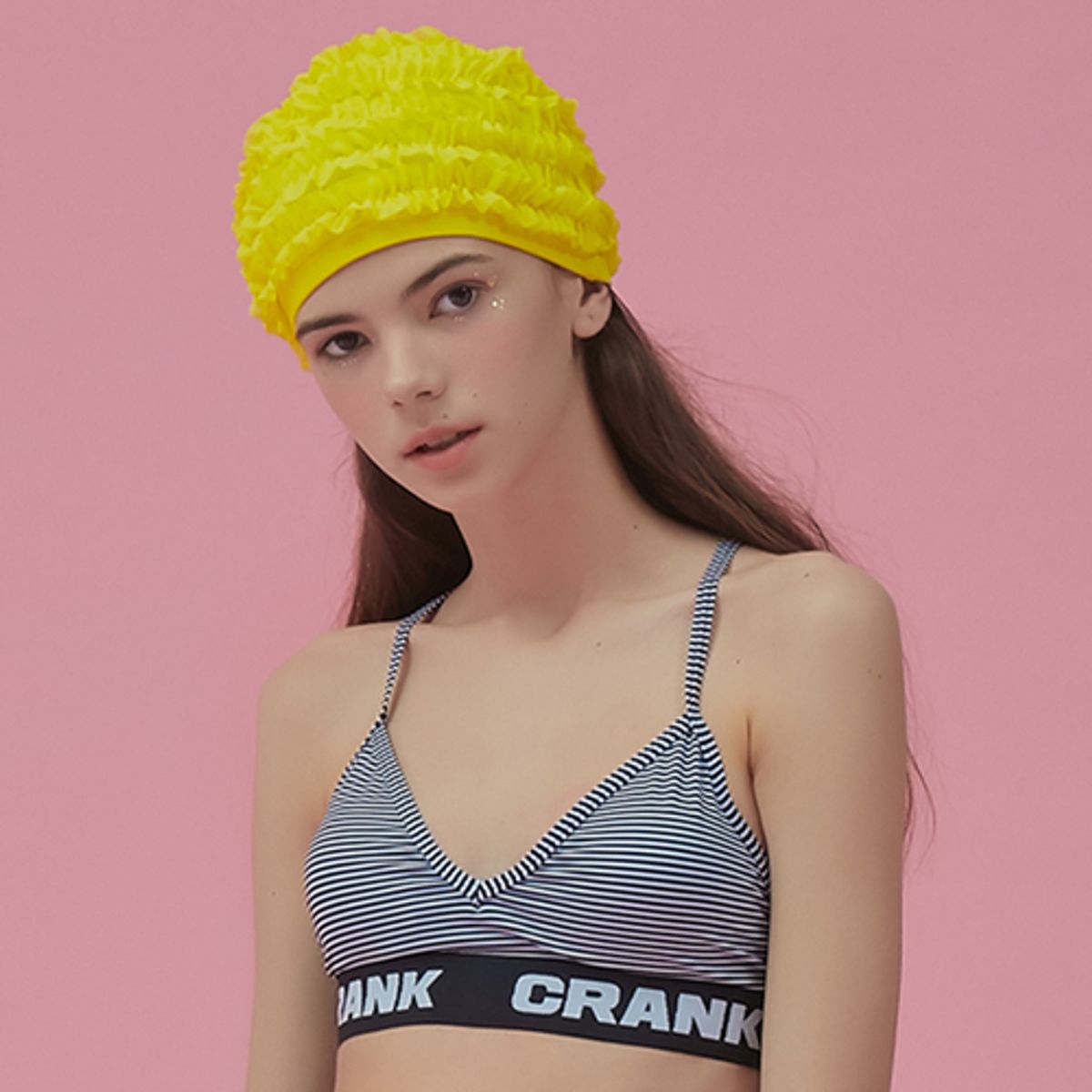크랭크(CRANK) 비키니 브라탑_스트라이프