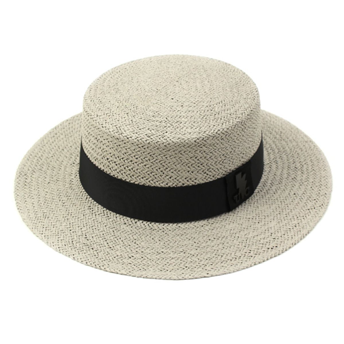 유니버셜 케미스트리(UNIVERSAL CHEMISTRY) Black Line Gray Panama Hat 파나마햇