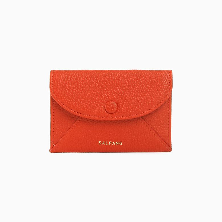 REIMS W019 Envelope Card Wallet Red Orange