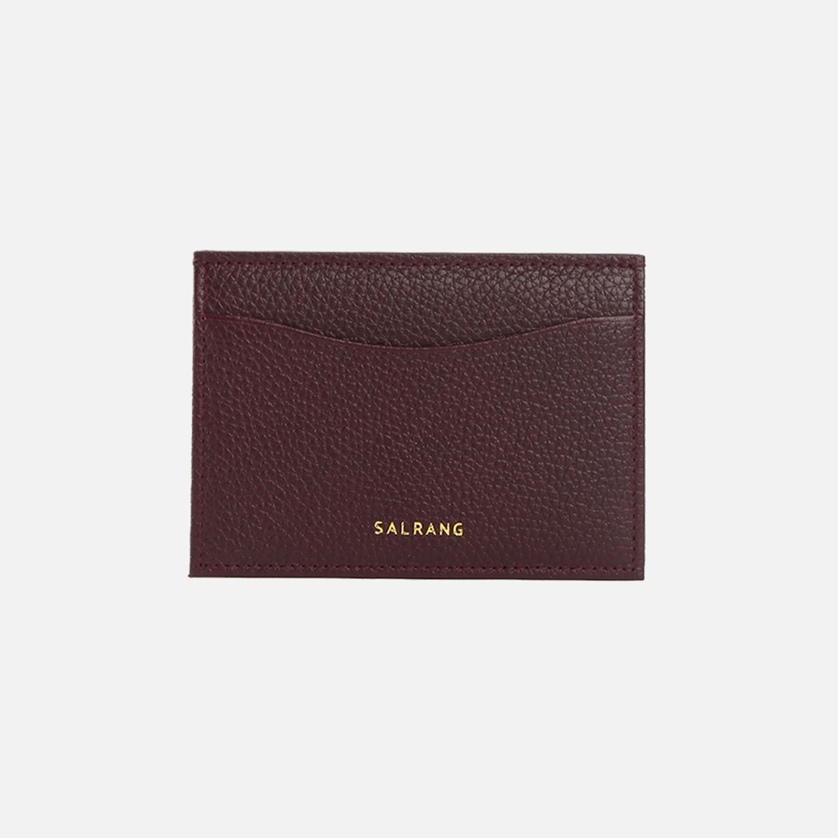 살랑(SALRANG) REIMS W018 Roof Mini Card Wallet Burgundy