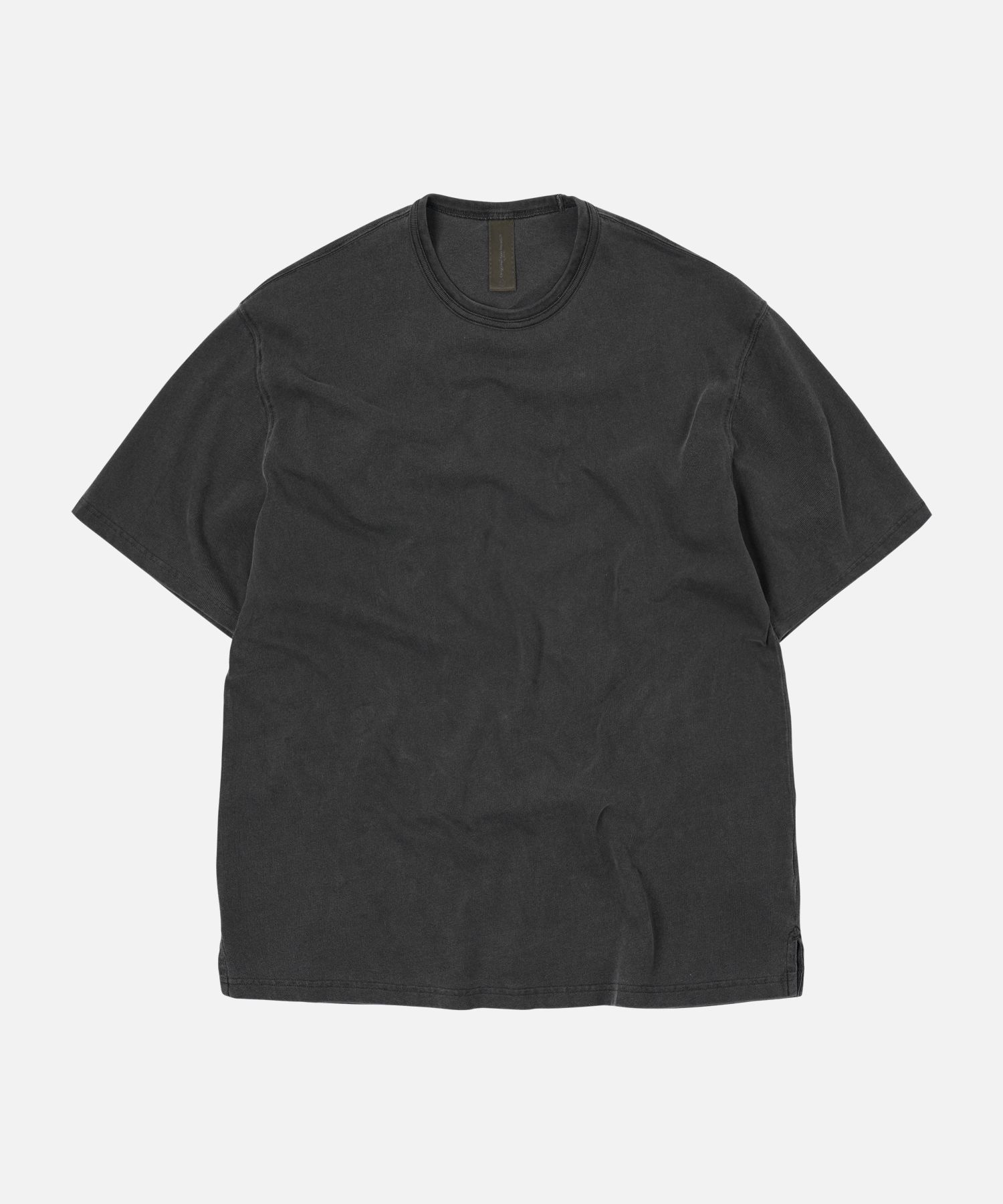 MUSINSA | FRIZMWORKS OG PIGMENT DYEING HALF TEE _ CHARCOAL