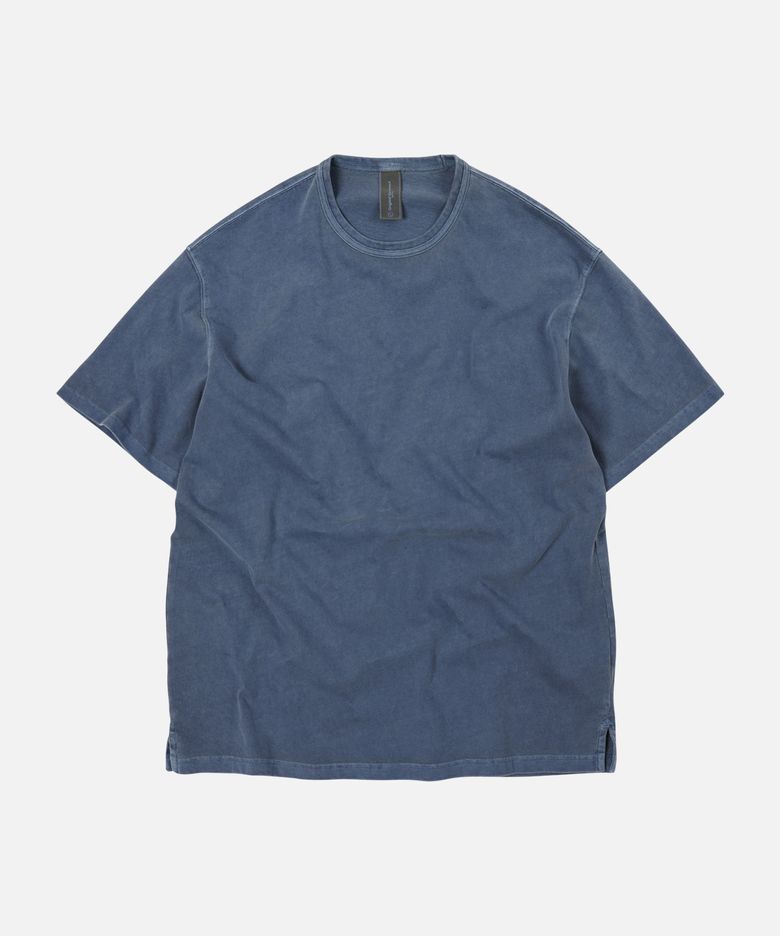 OG PIGMENT DYEING HALF TEE _ BLUE