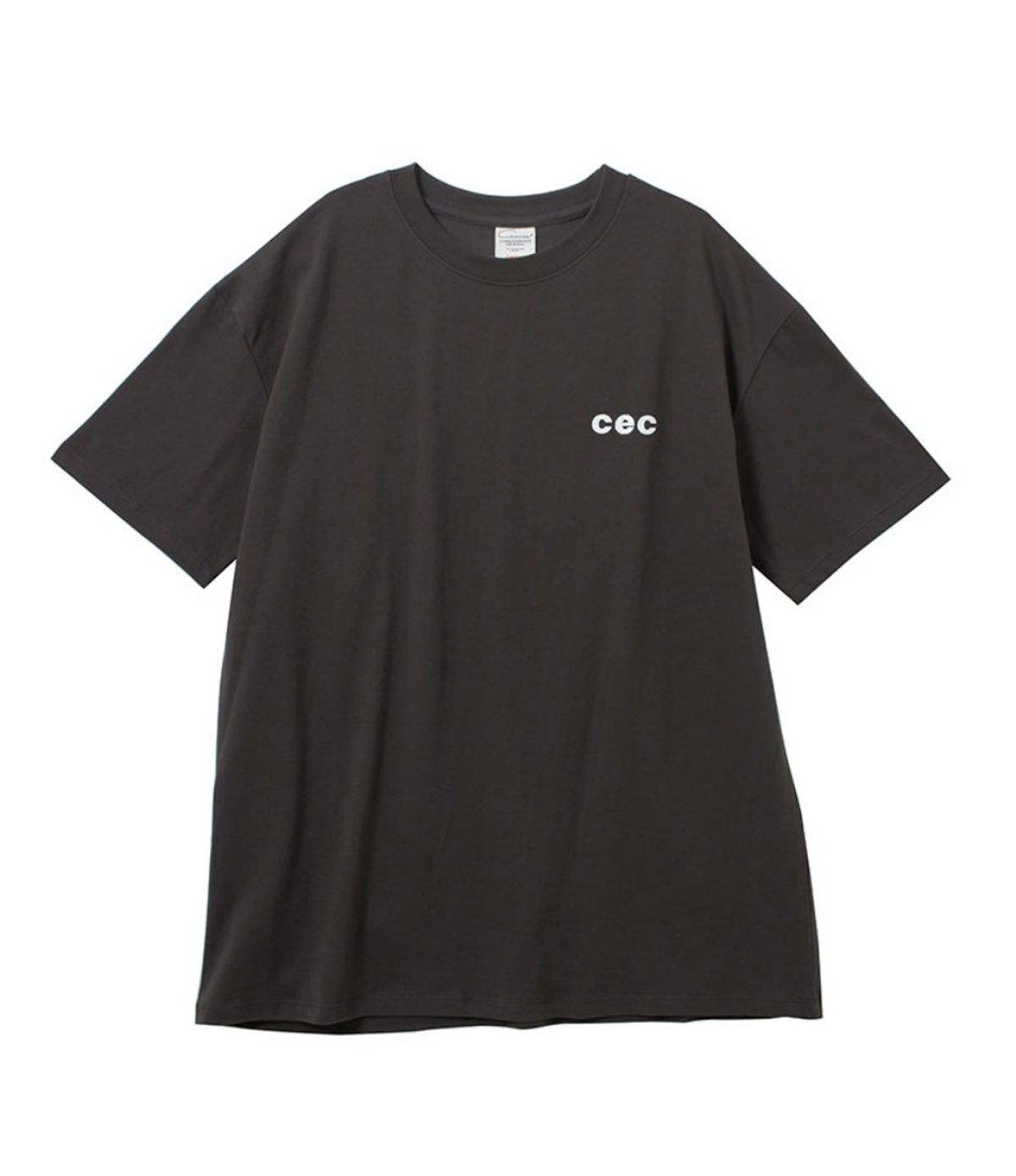 챈스챈스(CHANCECHANCE) MINI CEC T-SHIRT(CHARCOAL)