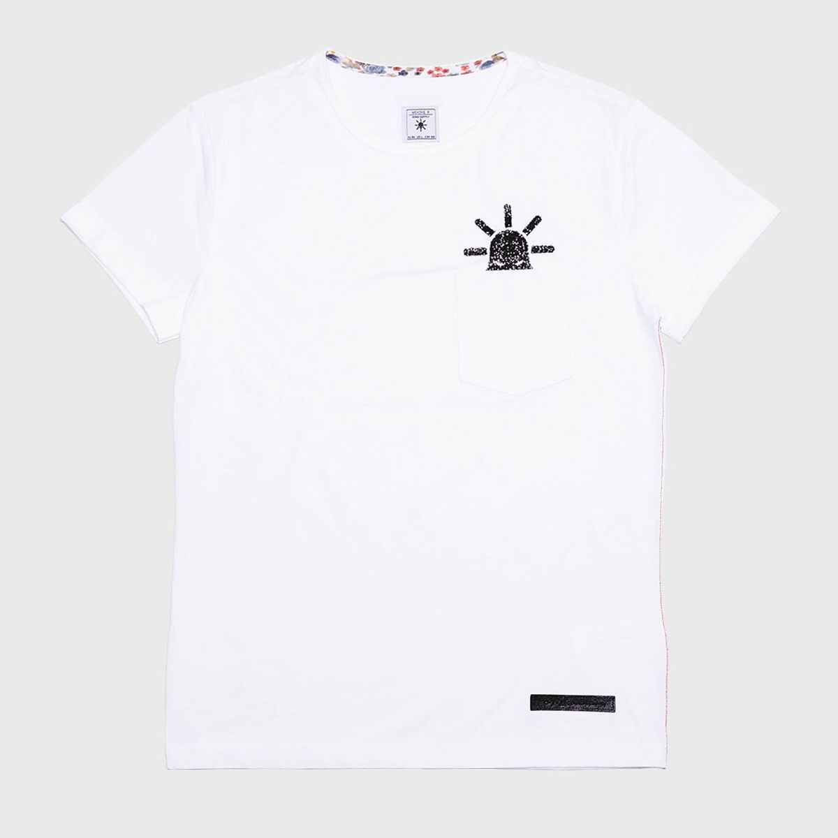 모빈스알(MOVINS.R) PENNA TAP(Take a Peep)  SHORT TEE WHITE