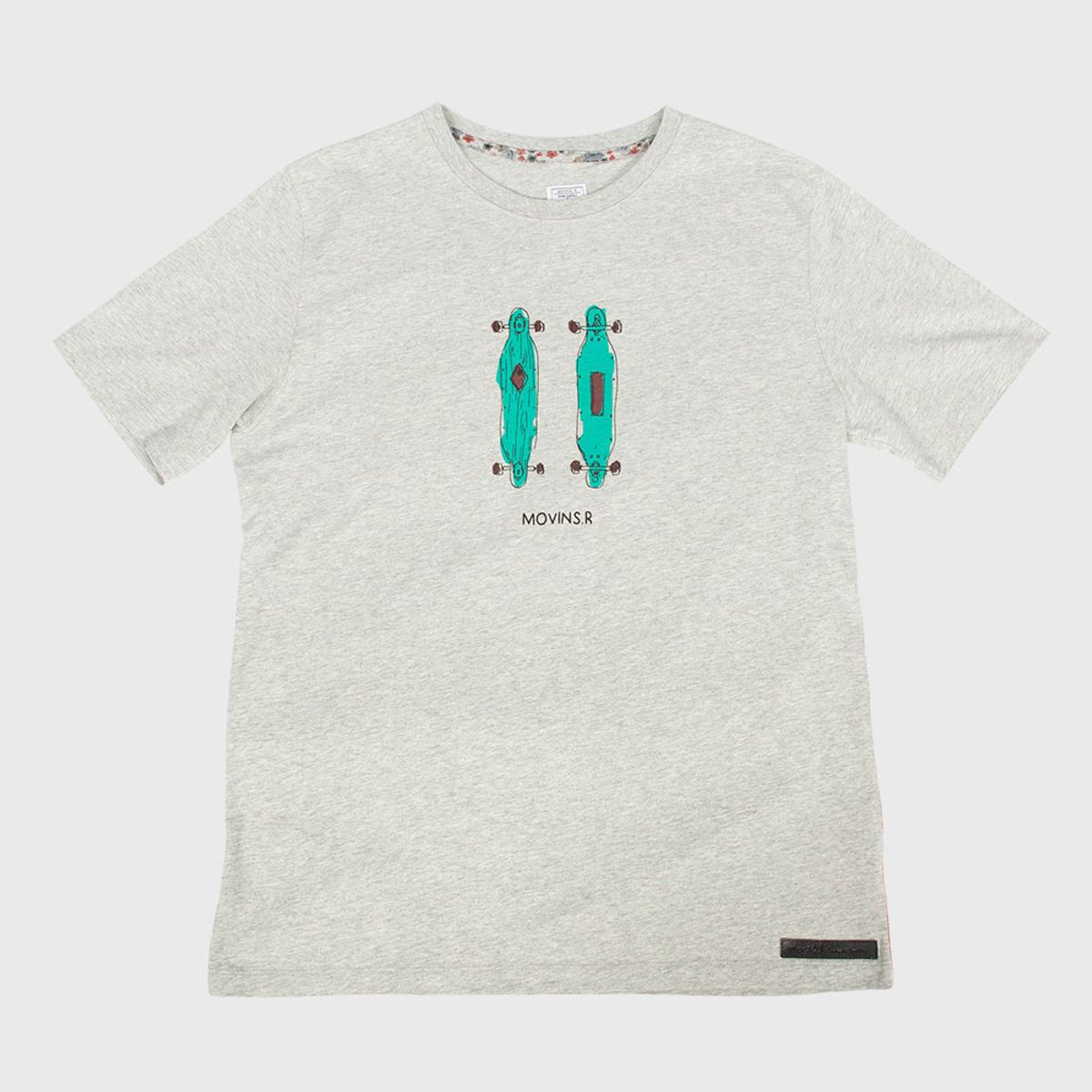 모빈스알(MOVINS.R) PENNA TWINS SHORT TEE GRAY