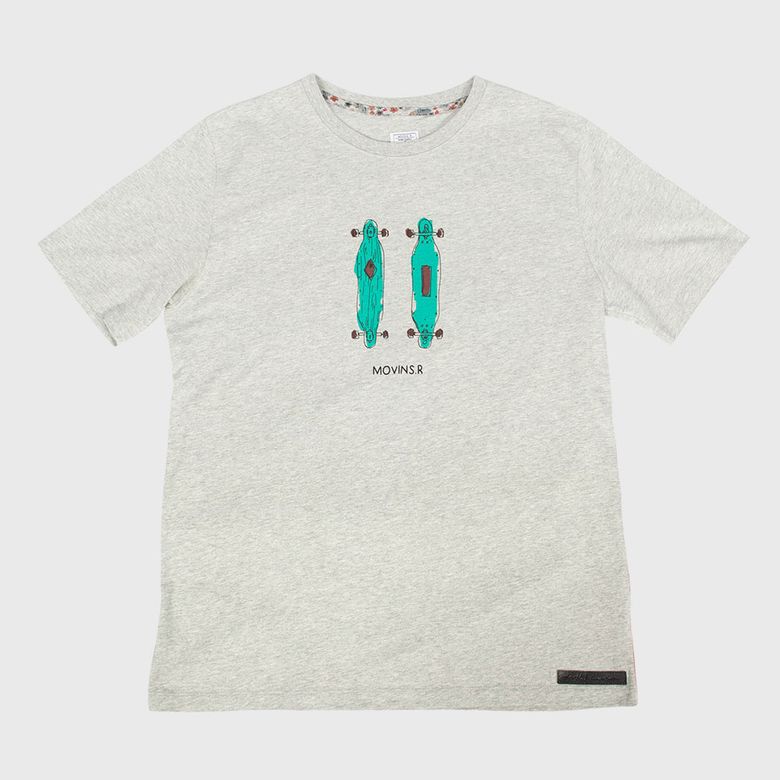 PENNA TWINS SHORT TEE GRAY