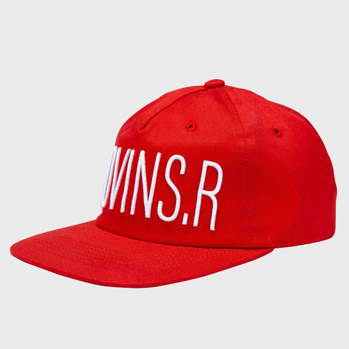 모빈스알(MOVINS.R) FAITHER FIVE PANEL CAP RED