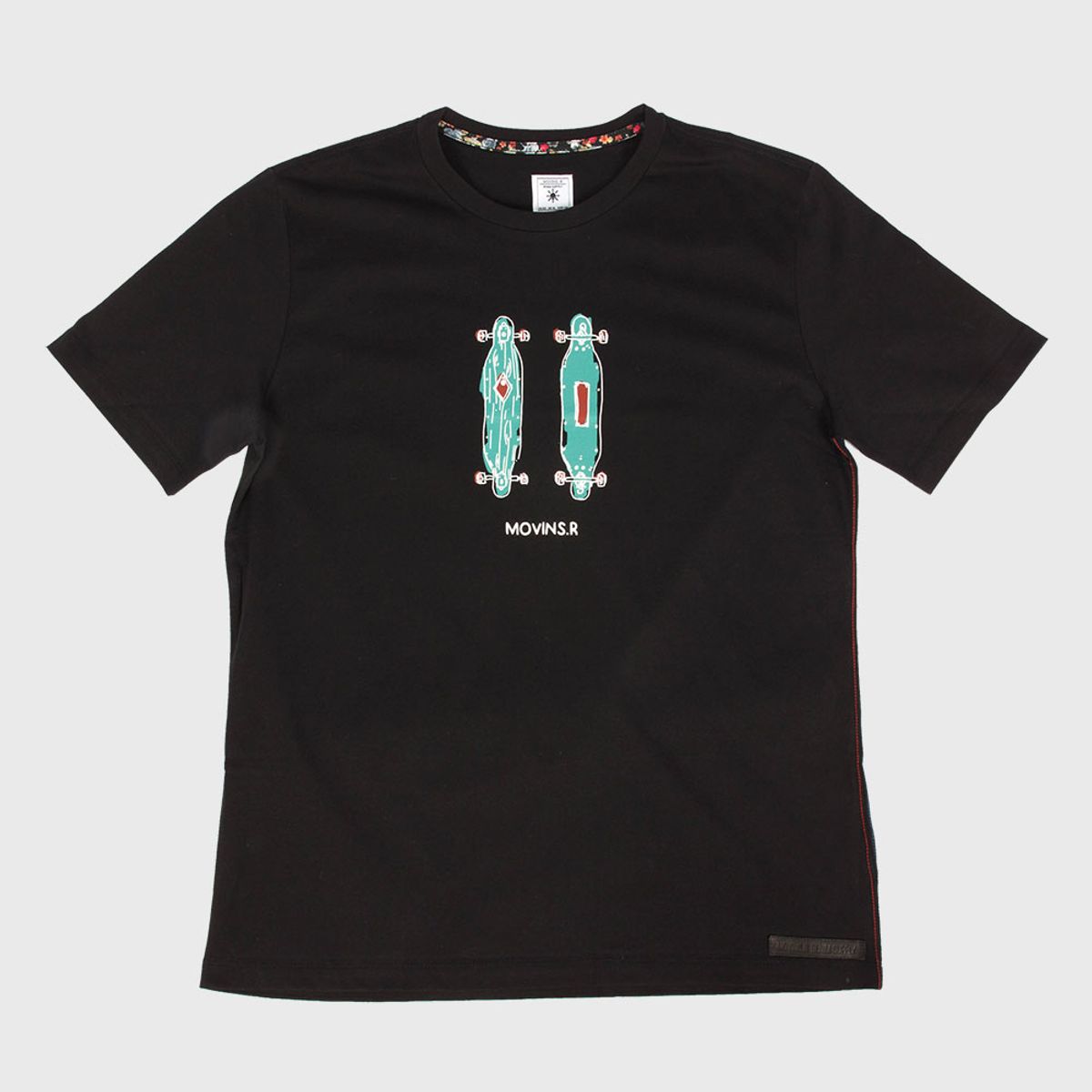 모빈스알(MOVINS.R) PENNA TWINS SHORT TEE BLACK