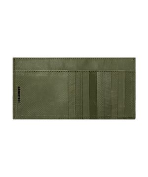 LEAF FLAT CARD WALLET (OLIVE DRAB) / UPCYCLED