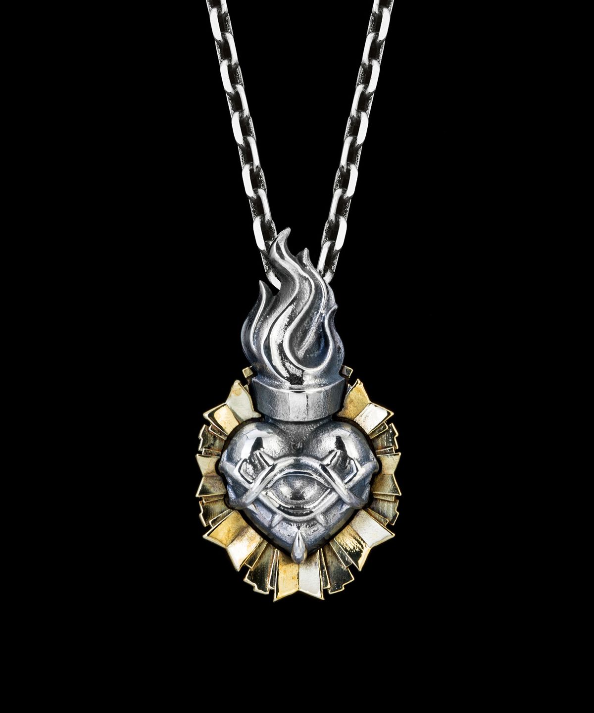 킹크로치(KING KROACH) SACRED HEART PENDANT