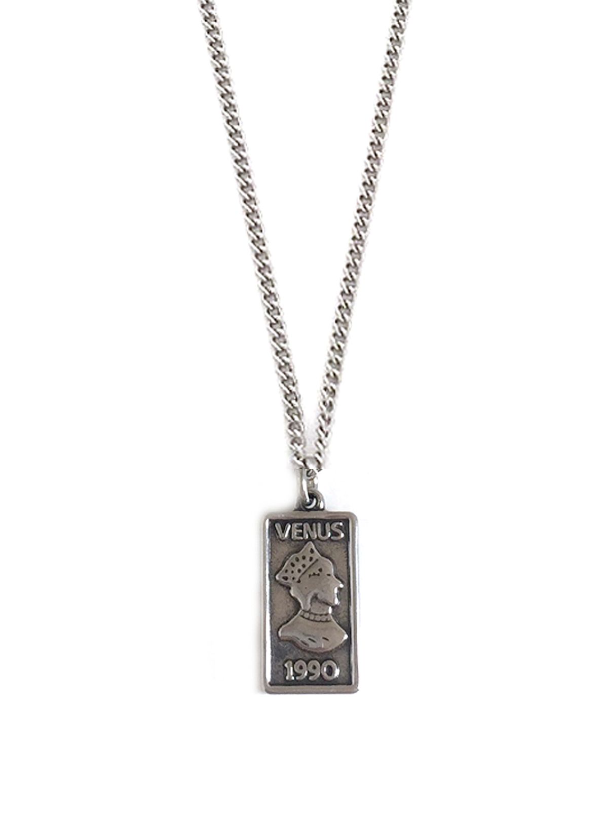 셉텐벌5(SEPTEMBER5) [써지컬스틸]square medal necklace