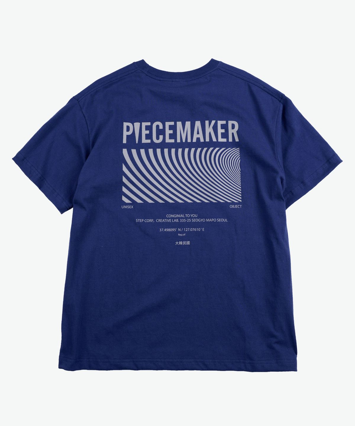 피스메이커(PIECE MAKER) SIGNATURE TEE (NAVY)