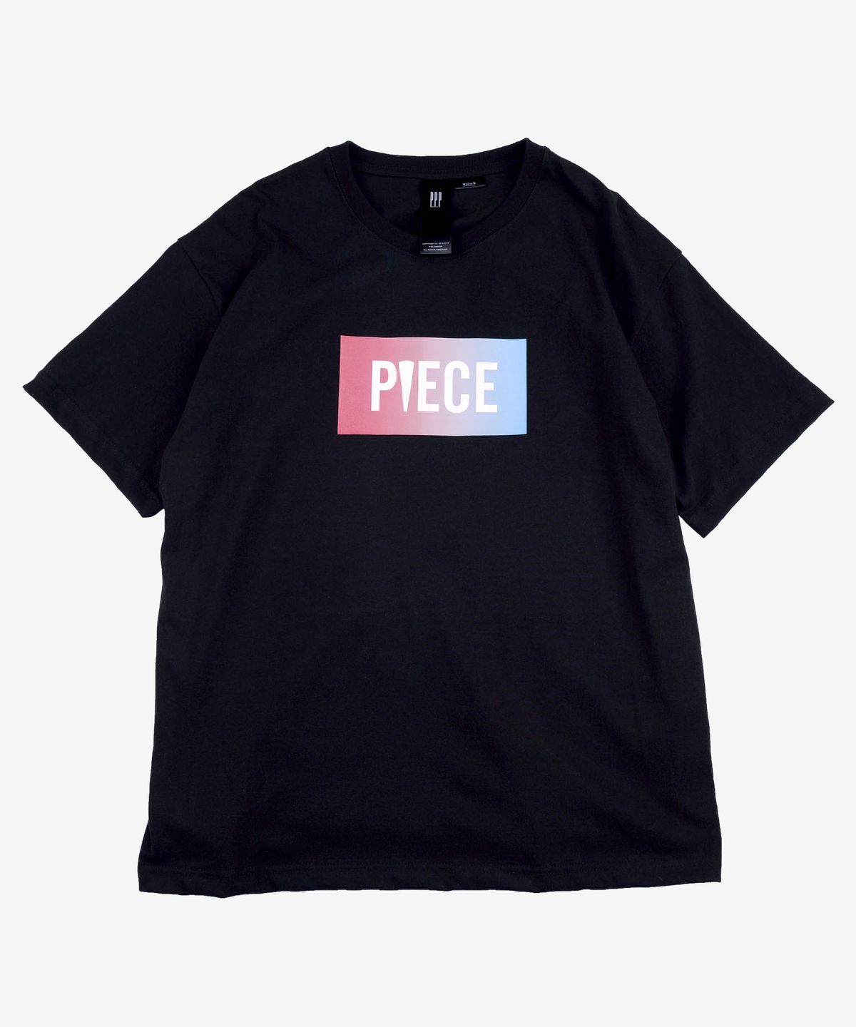 피스메이커(PIECE MAKER) BOX LOGO TEE (BLACK)