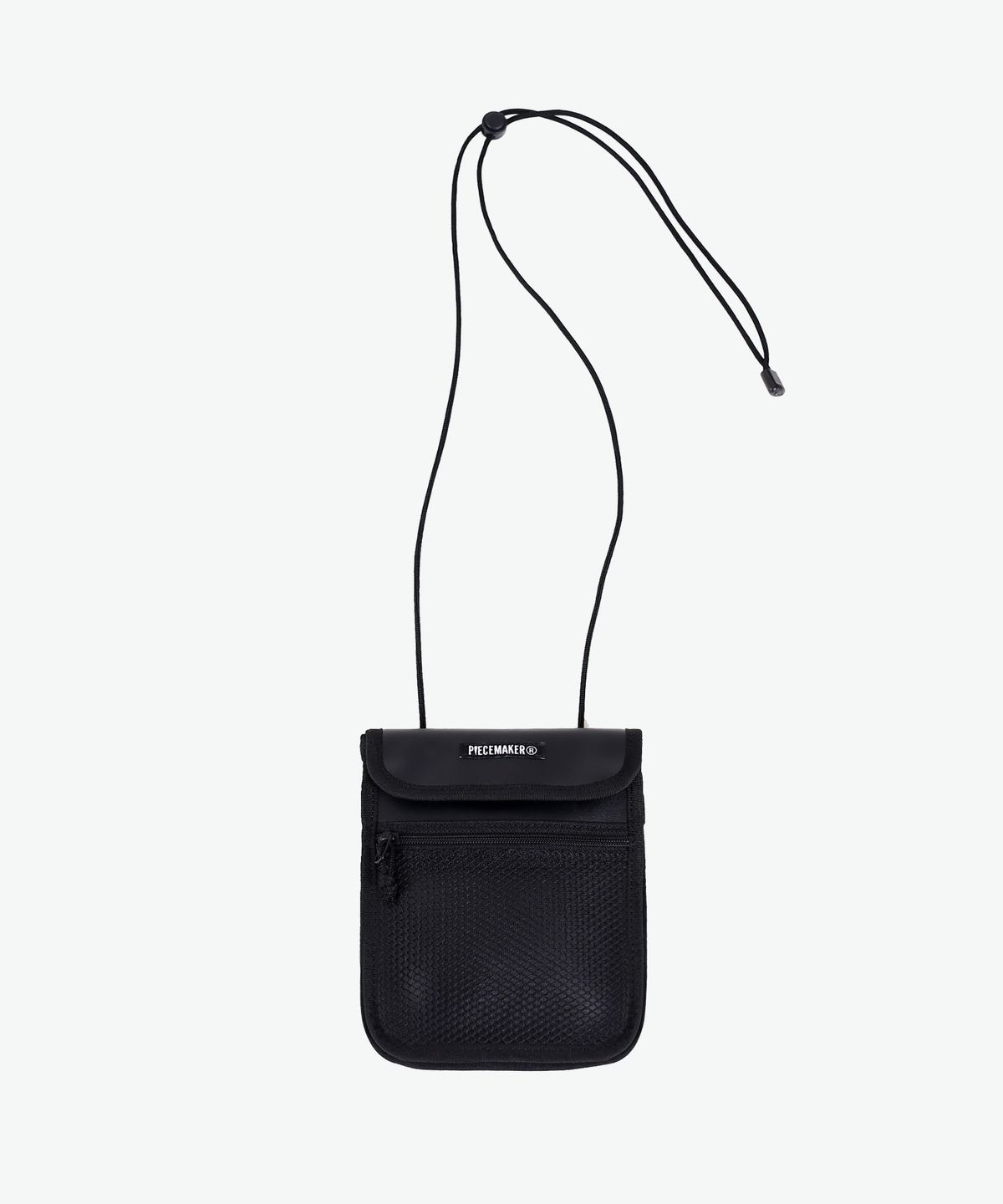 피스메이커(PIECE MAKER) LEATHER LACE MINI BAG (BLACK)