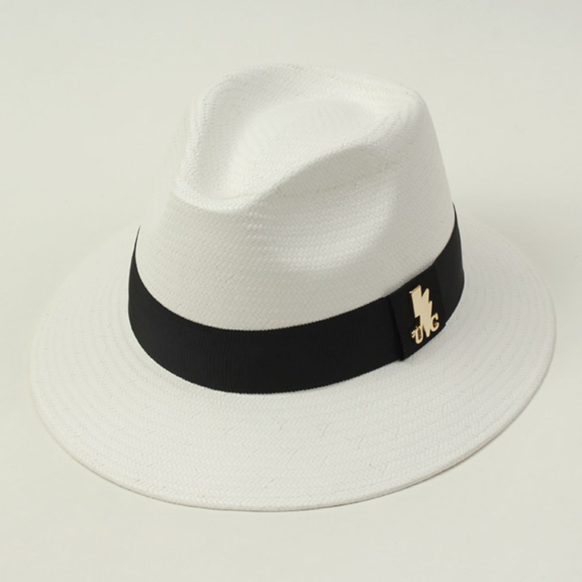 유니버셜 케미스트리(UNIVERSAL CHEMISTRY) Summer White Short Fedora 여름페도라