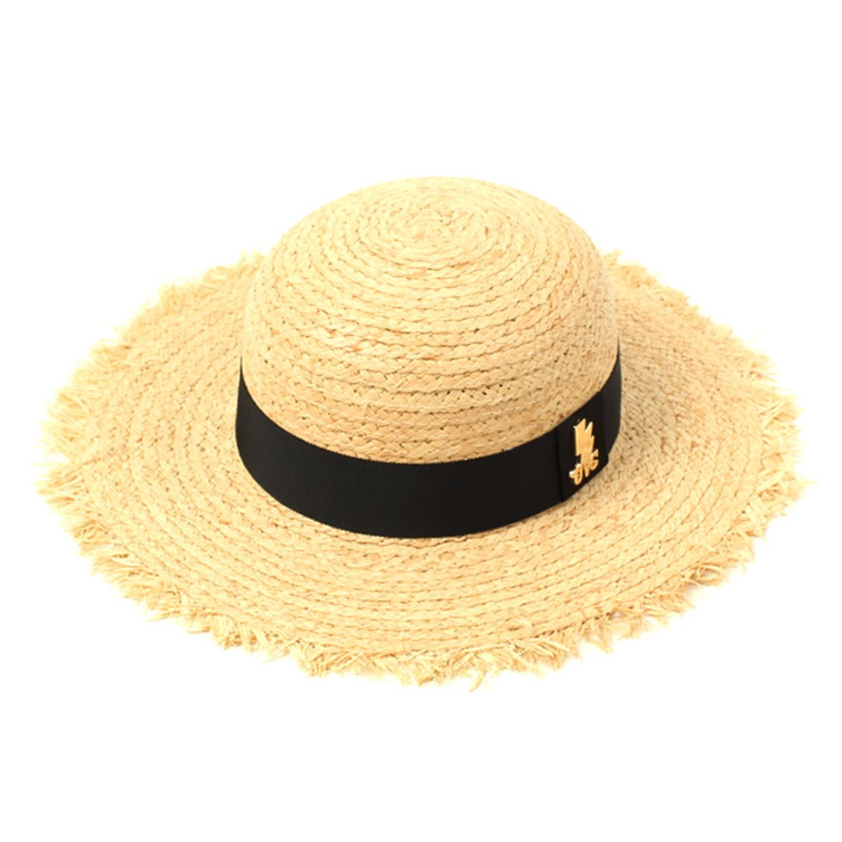 유니버셜 케미스트리(UNIVERSAL CHEMISTRY) GDMT Round Natural Raffia Hat  파나마햇