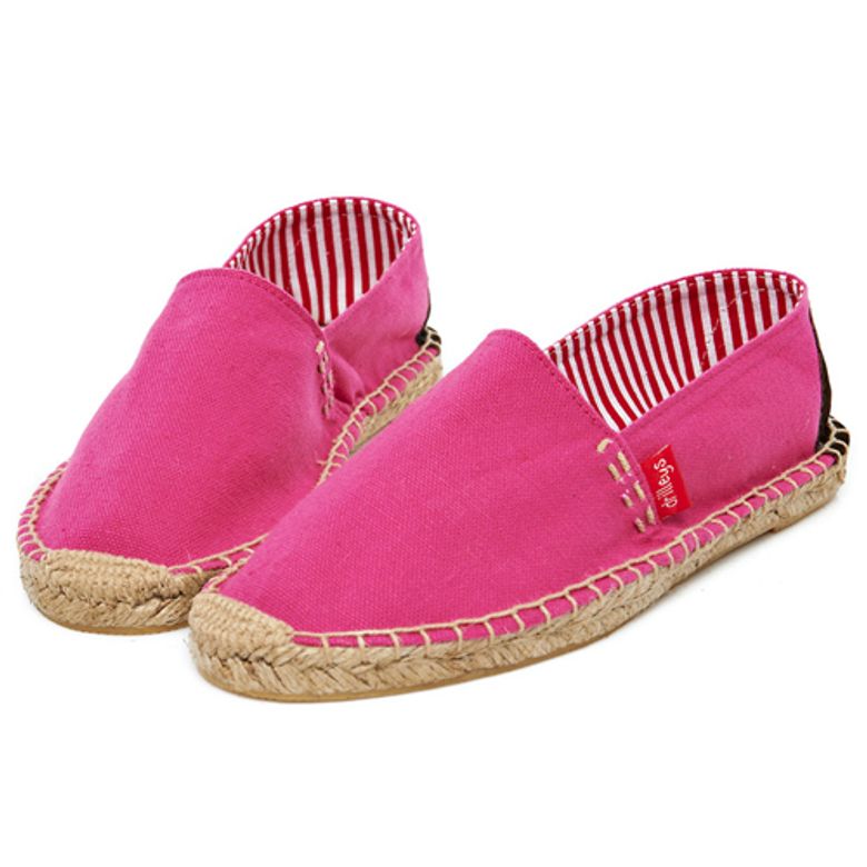 에스파듀 슬립온 Hot Pink