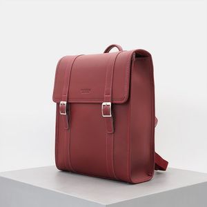 FLAIR 천연가죽백팩 (BURGUNDY)