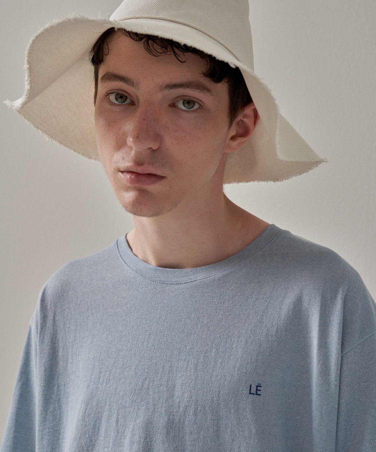 트립르센스(TRIP LE SENS) LE PIGMENT WASHING T-SHIRTS BLUE