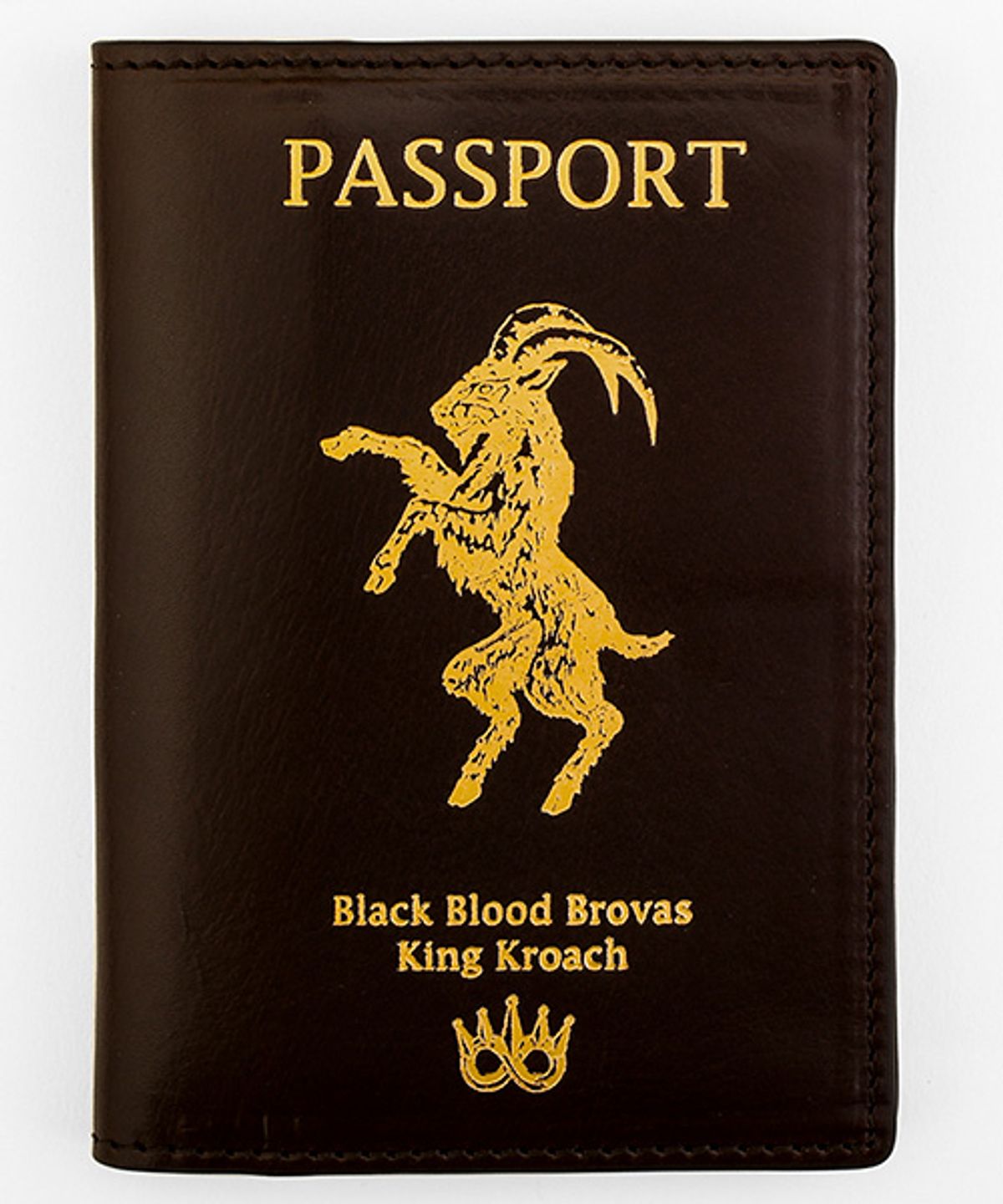 킹크로치(KING KROACH) PASSPORT LEATHER COVER