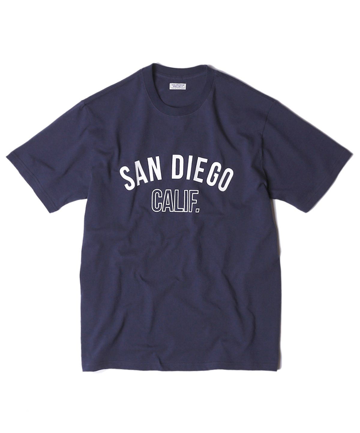 캘리포니아 프로젝트(CALIFORNIA PROJECT) CITY. PROJECT T-SHIRTS SAN DIEGO NAVY