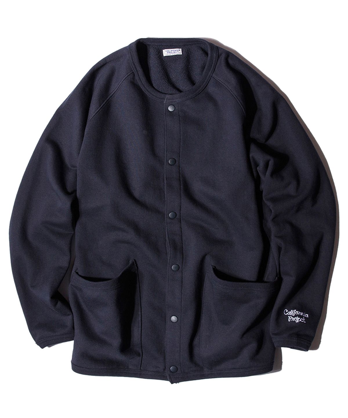 캘리포니아 프로젝트(CALIFORNIA PROJECT) CREWNECK SWEAT CARDIGAN NAVY