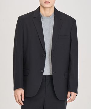 [올시즌] 울 블렌디드 블레이저 (BLACK)