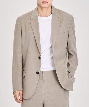 [올시즌] 울 블렌디드 블레이저 (BEIGE)