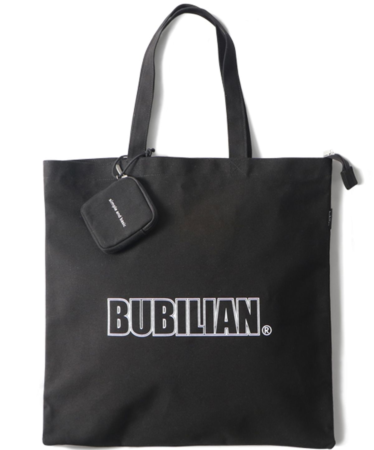 버빌리안(BUBILIAN) 빅 에코백_Black