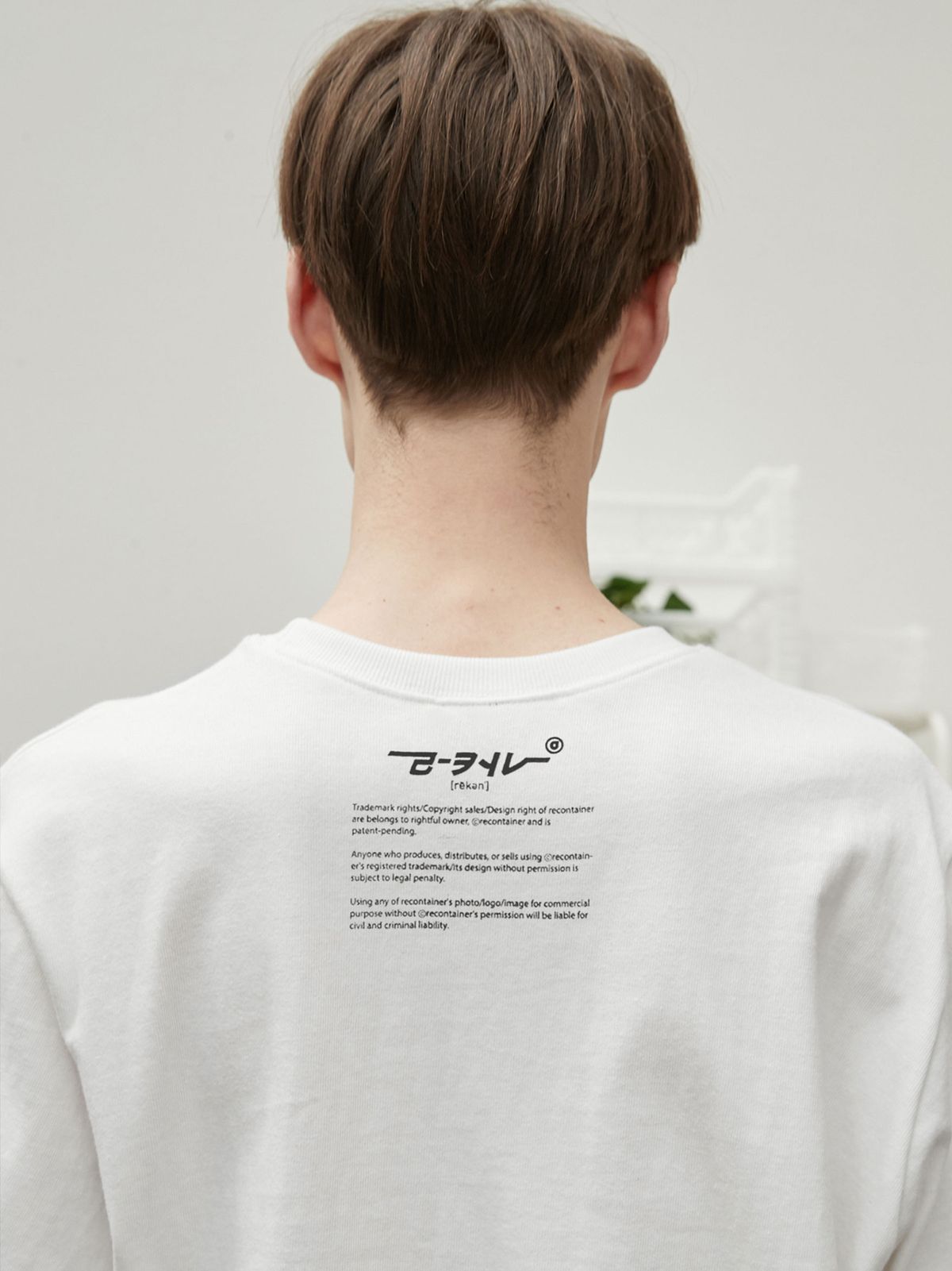 리플레이컨테이너(REPLAY CONTAINER) recon light cotton tee (white)