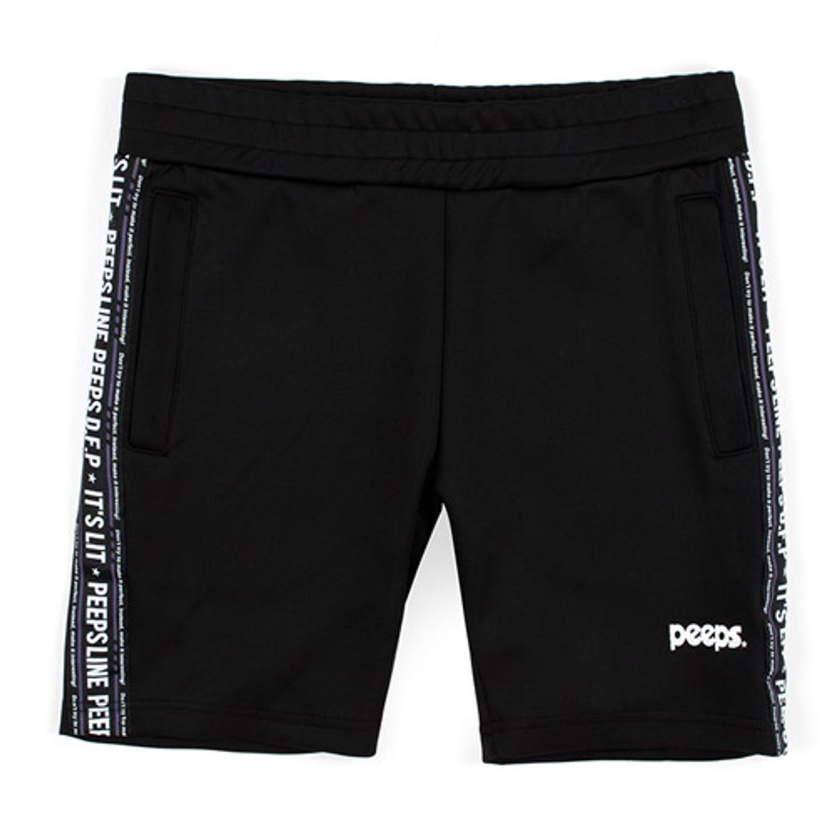 핍스(PEEPS) P line half pants(black)