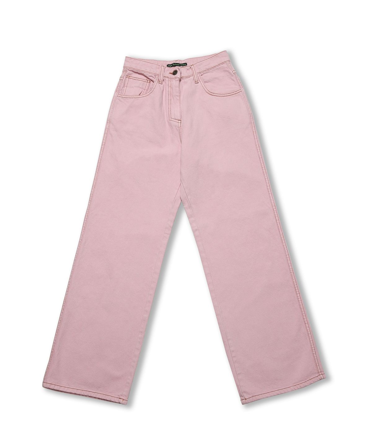 하이스쿨디스코(HIGH SCHOOL DISCO) Color Wide Pants_indipink