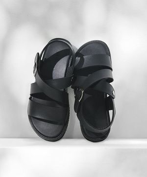 WTRD4109 에이든 크로스샌들 메트블랙 [230~290mm]