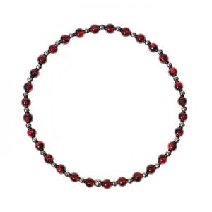 가넷스톤 슬림 커플팔찌 (C1902-AC553RD)