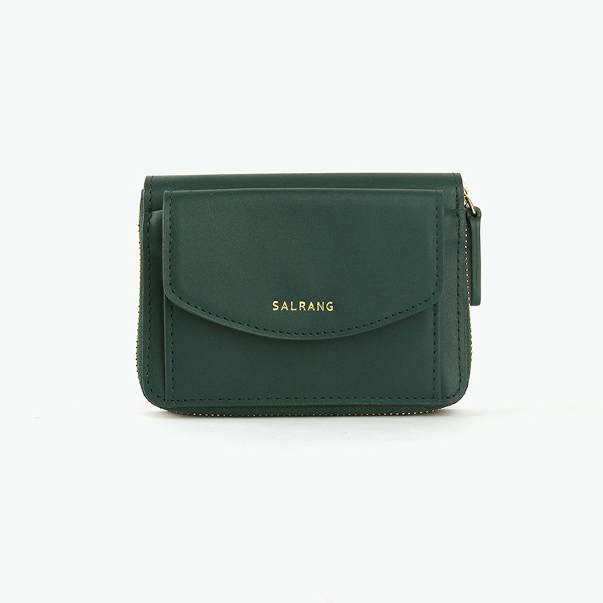 살랑(SALRANG) REIMS W016 Zipper poket Wallet Olive Green