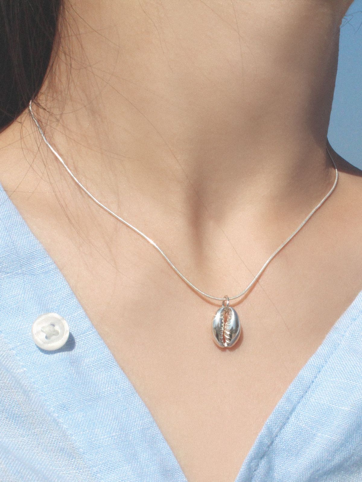 포스트루드(POSTLUDE) [SILVER] SEASHELL PENDANT N