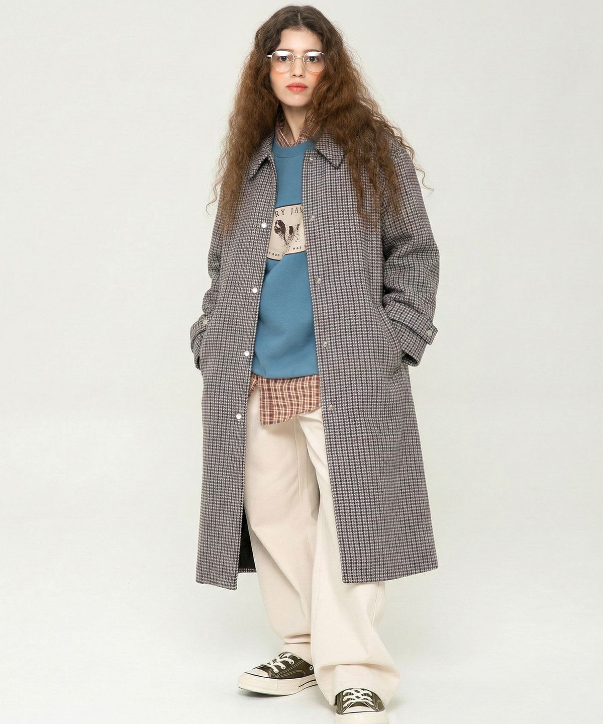 메리제임스(MARYJAMES) (W) Treasure Single Coat - Gray