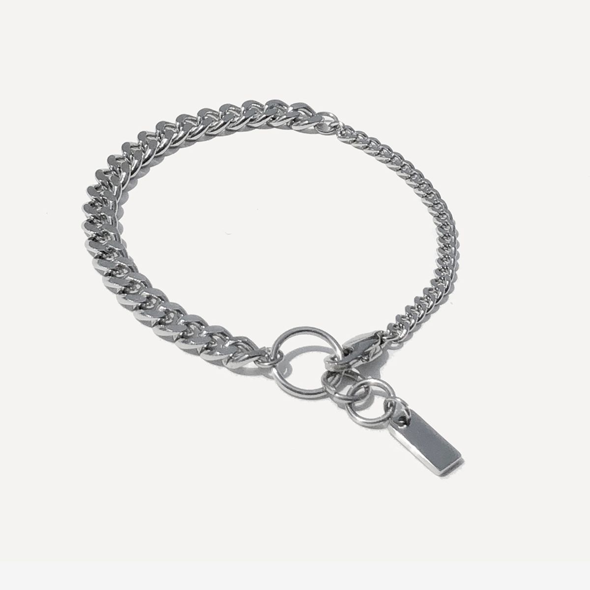 러쉬오프(RUSH OFF) Surgical Steel Trinity Chain Bracelet / 트리니티 체인 팔찌