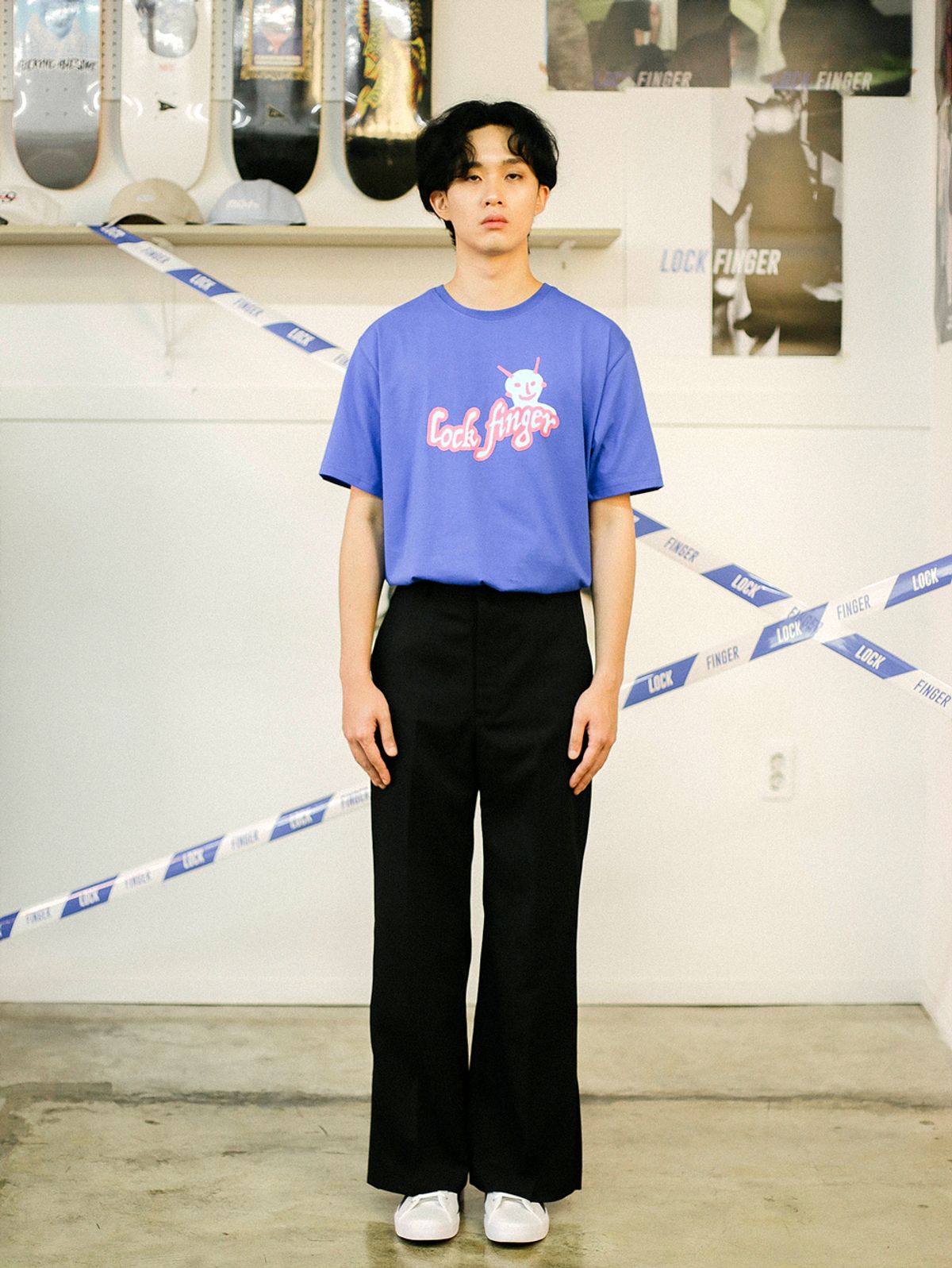 락핑거(LOCK FINGER) 에일리언 티 [ Blue ]