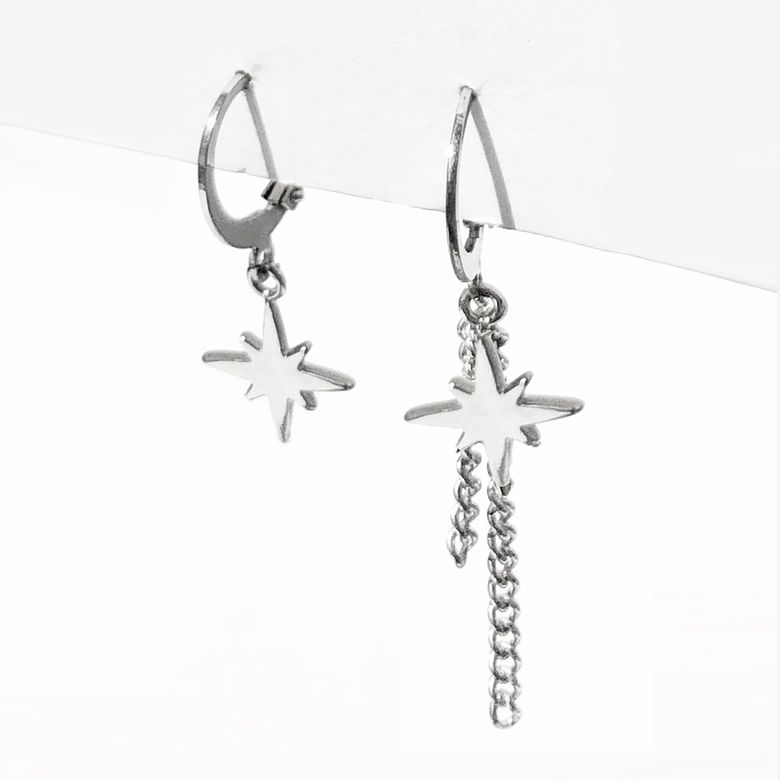[19ALL] Twinkle Star Earrig  / 트윙클 스타 귀걸이 (써지컬스틸 침/귀찌변경가능)