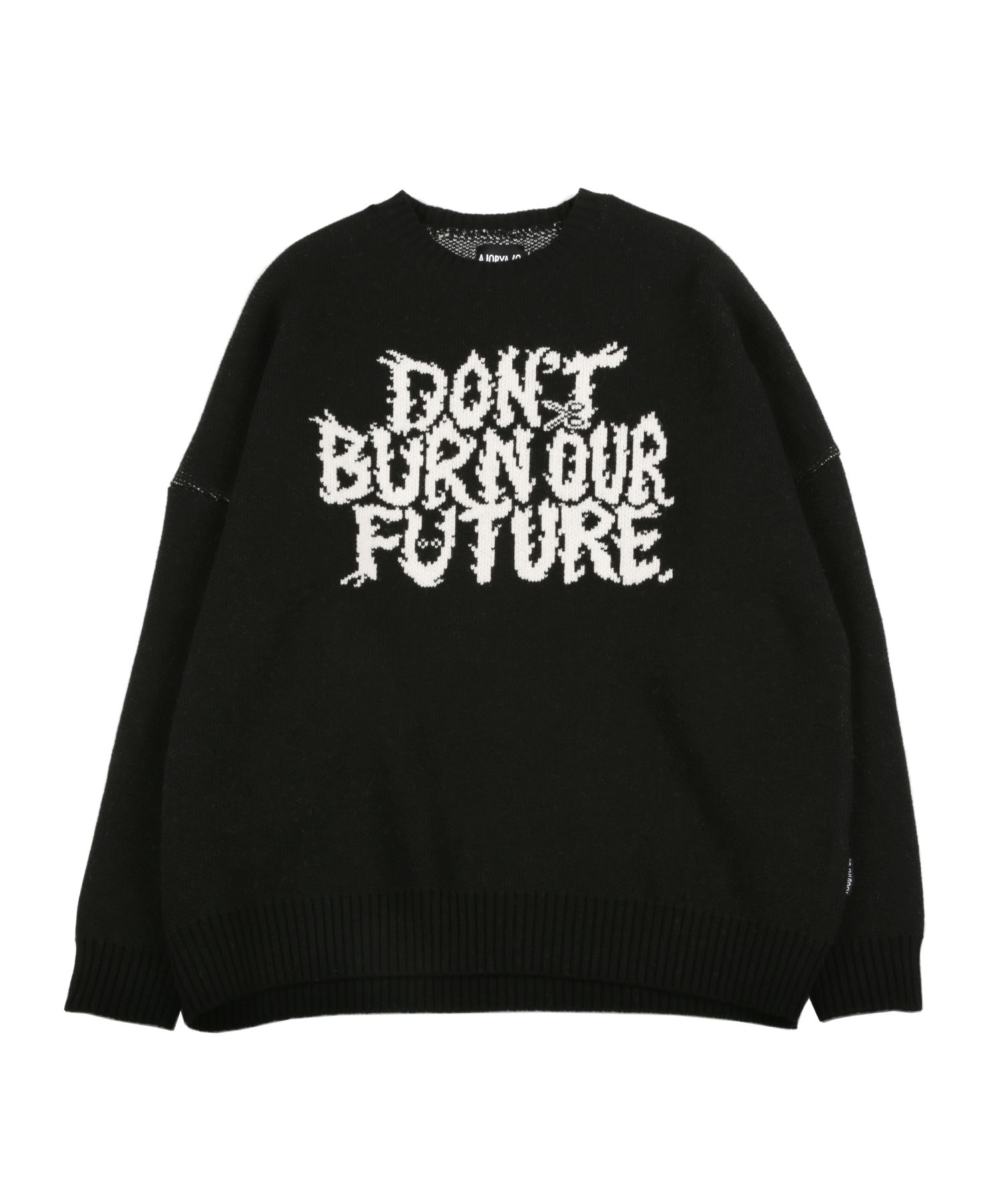 MUSINSA公式 | AJOBYAJO [PBA] DBOF Wool Knit Sweater [BLACK]
