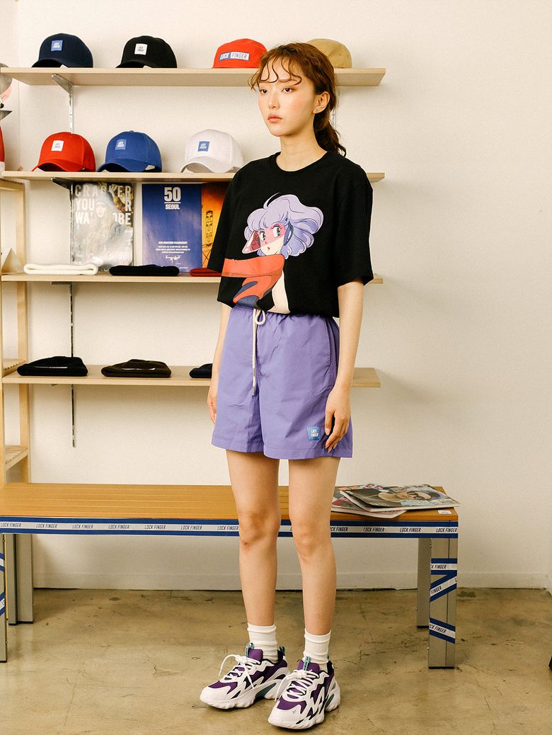 아노락 쇼츠 팬츠 [ Purple ]