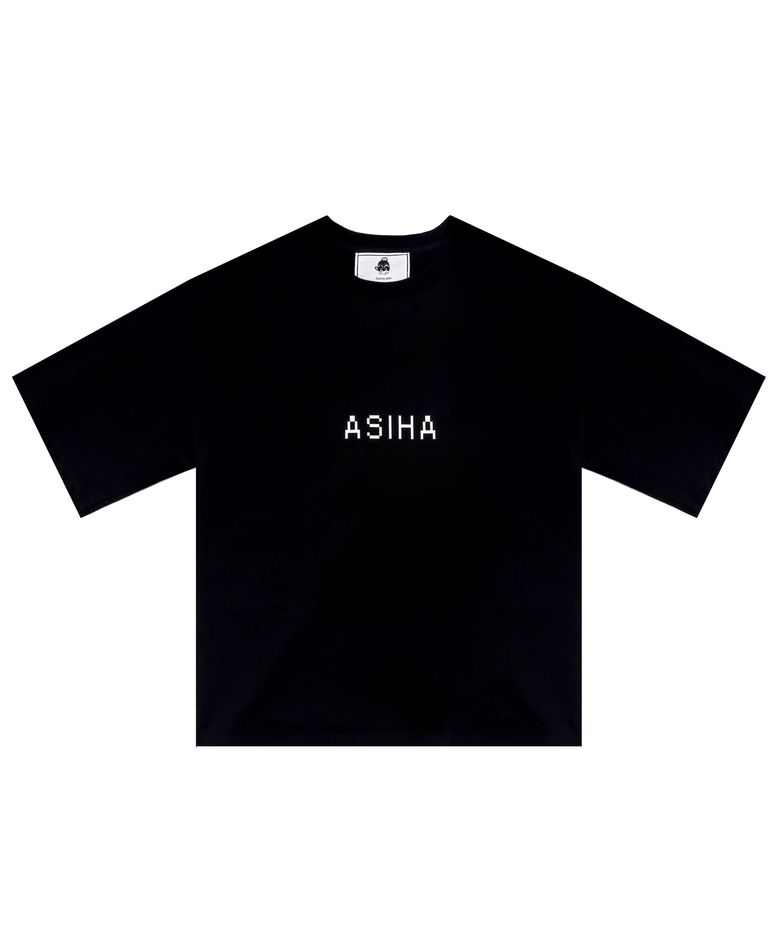 M [S/S] Taegeuk Banding 1/2 T-shirts Black
