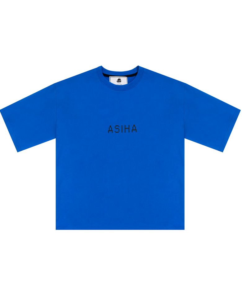 M [S/S] Taegeuk Banding 1/2 T-shirts Blue