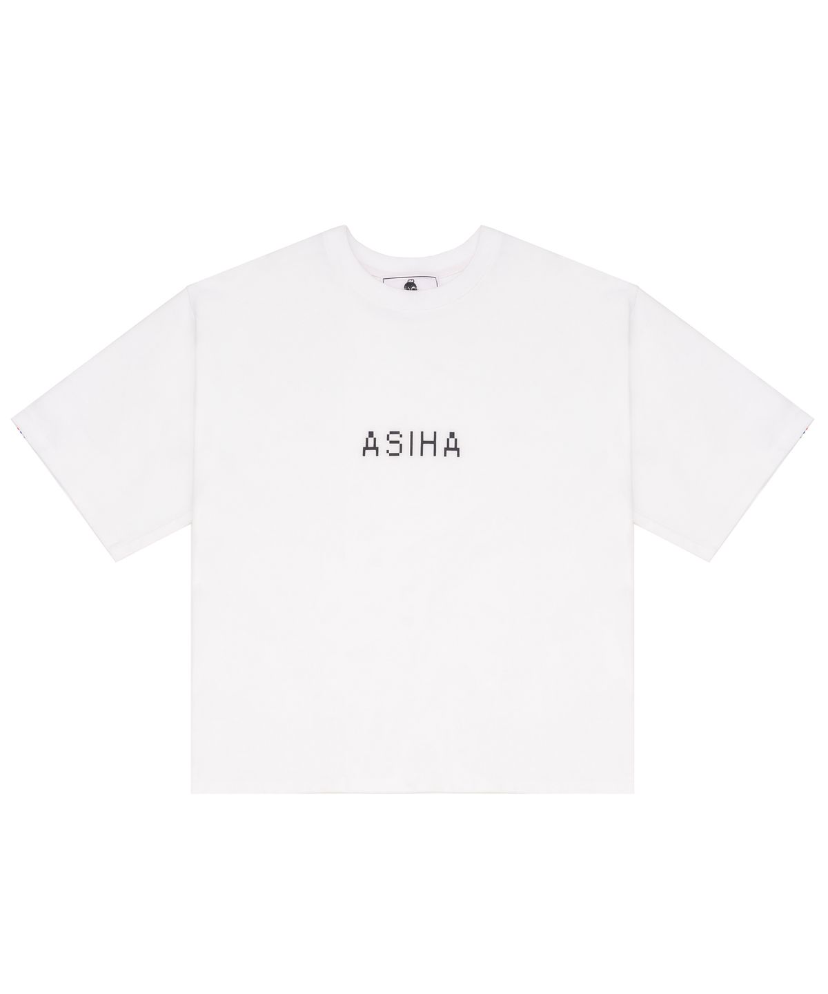 아시하(ASIHA) M [S/S] Taegeuk Banding 1/2 T-shirts White