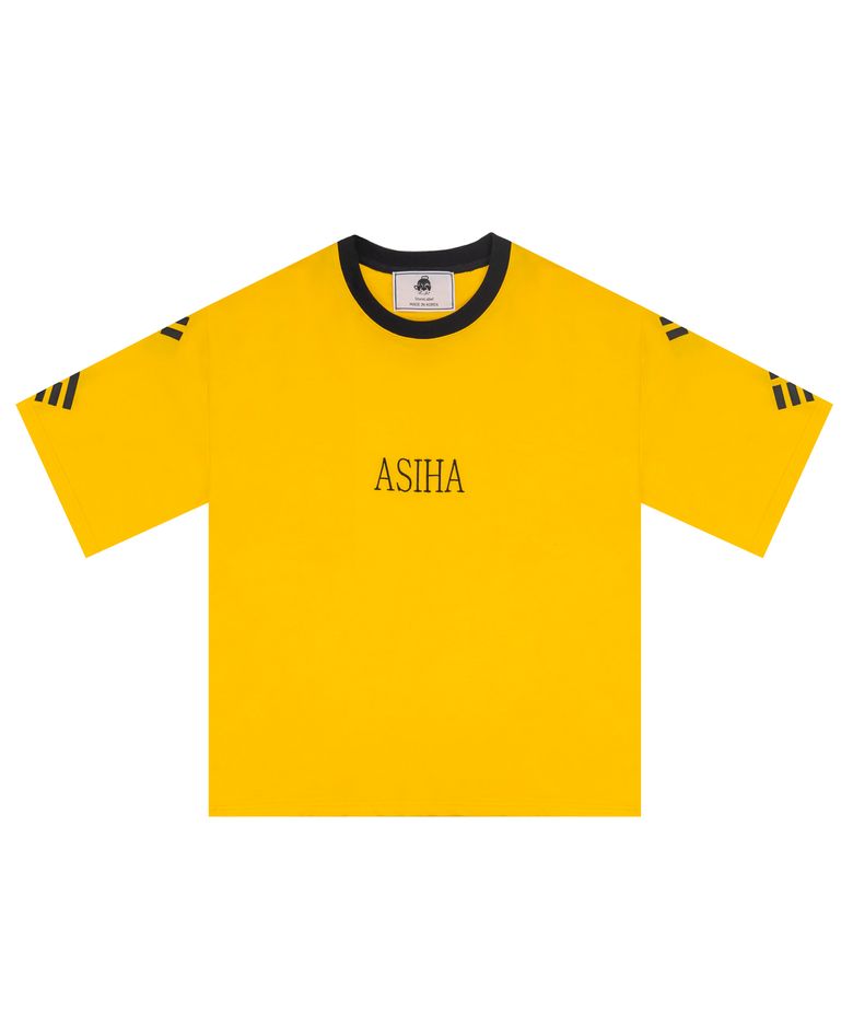 M [S/S] Geon Gon Gam Yi 1/2 T-shirts Yellow