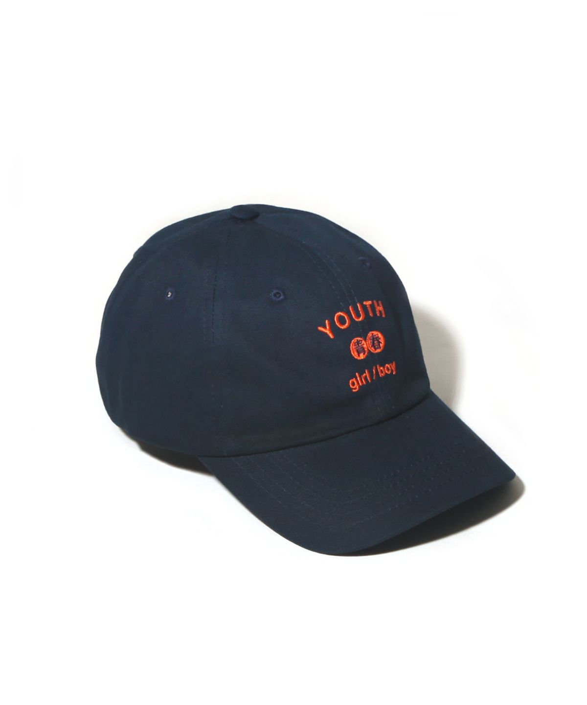 디포쉬(DEEPOCHE) YOUTH CURVED CAP-NAVY