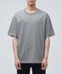 릴렉스 핏 크루 넥 티셔츠 [멜란지 그레이]