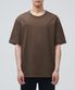 릴렉스 핏 크루 넥 티셔츠 [브라운]