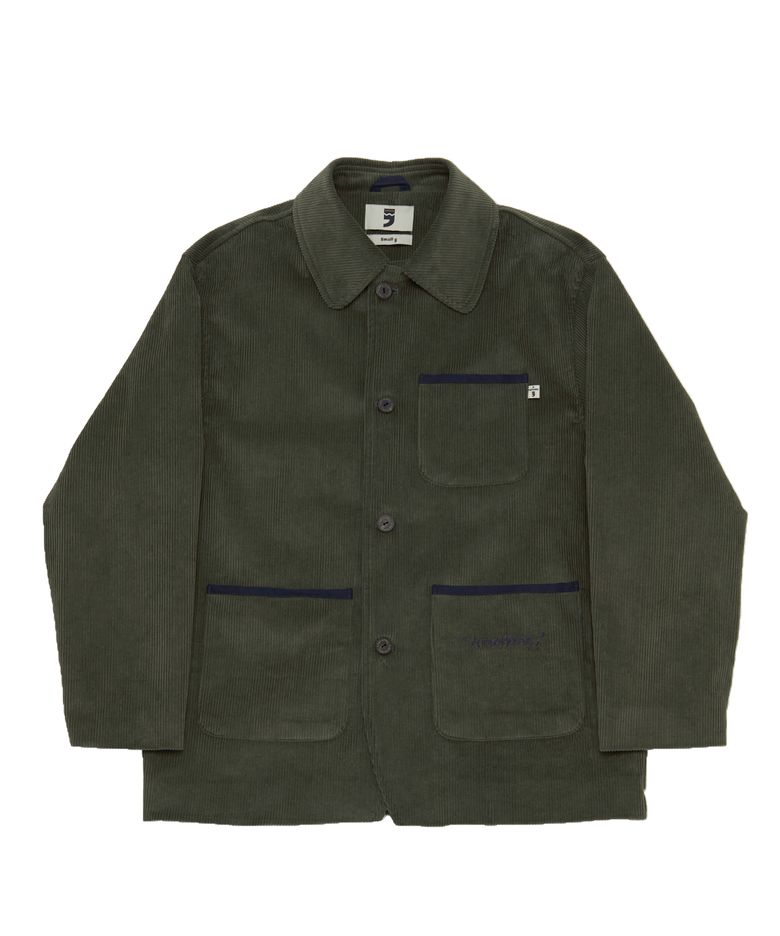 CORDUROY VINTAGE TRUCKER JACKET (Khaki)